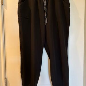 Jaanuu Black Joggers with Drawstring